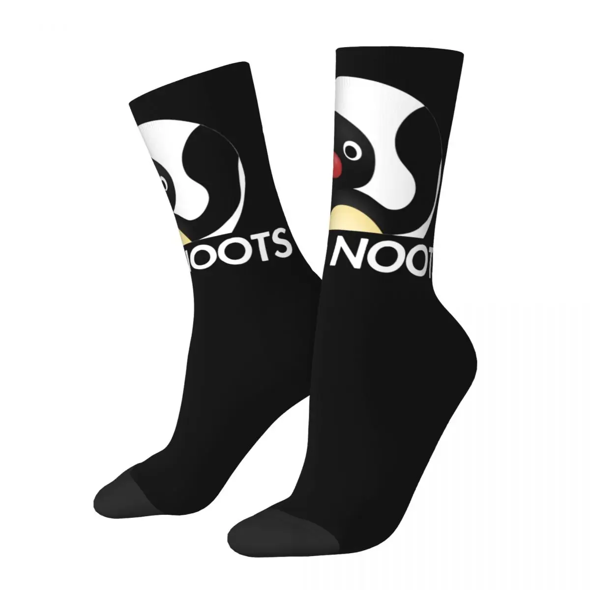 Send Noots Socks Men Women Funny Happy Pingu Pinga Penguin Socks Harajuku Spring Summer Autumn Winter Socks Gift