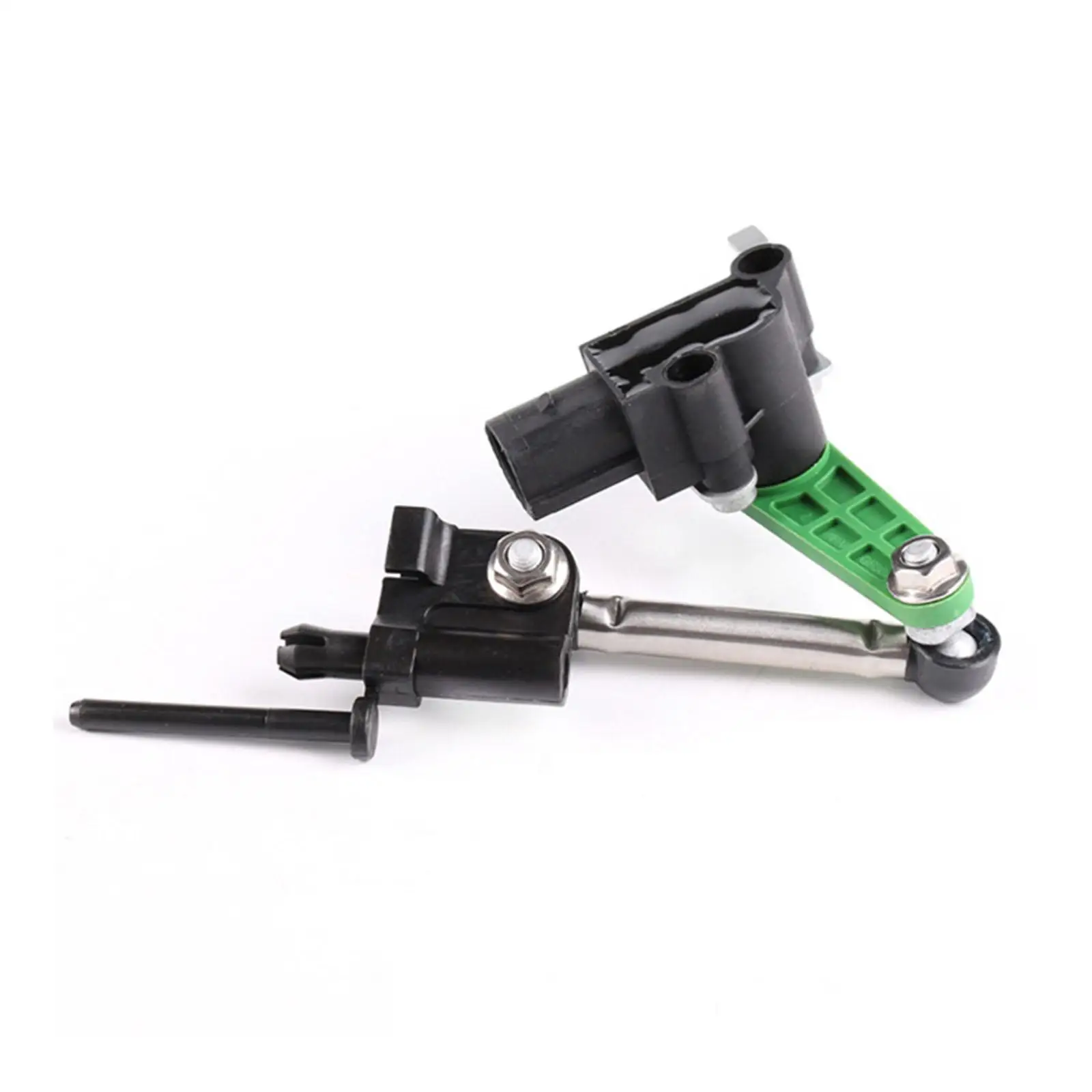 Auto Headlight Level Sensor Green Metal Durable Front Left Height Adjust for Audi Q7 for VW Touareg 7P5 7P6