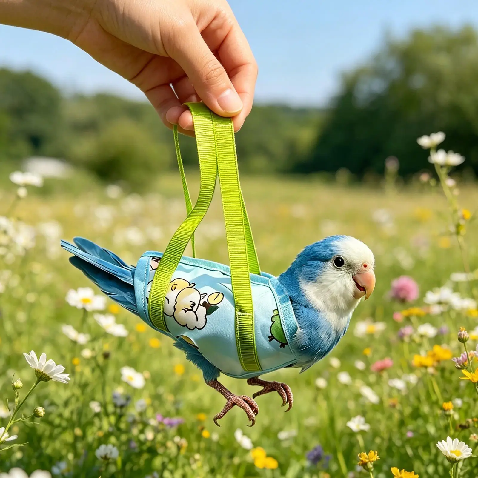 Portable Bird Carrier Parrot Sling Tote Travel for Cockatiel Conure Hiking Outdoor Walks Pet Moving Day Trips Grooming Transport
