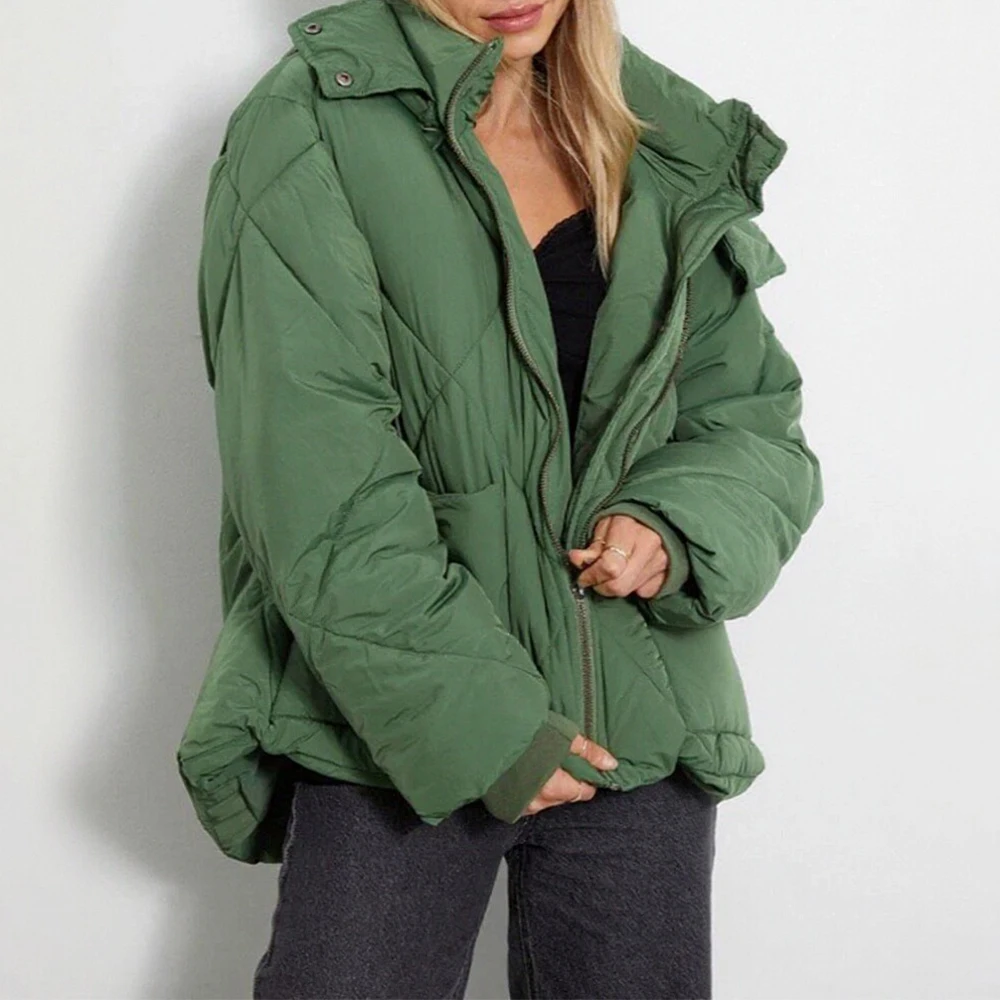 

Женский пуховик с капюшоном, хлопковое пальто, модная стильная верхняя одежда, новая горячая стильная одежда