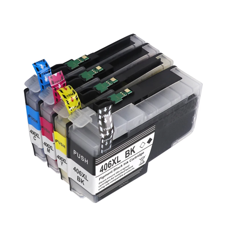 LC406 406XL Ink Cartridge LC406XL Compatible For Brother MFC-J4335DW J4345DW J4535DW J5855DW J5955DW J6555DW J6955DW Printer Ink