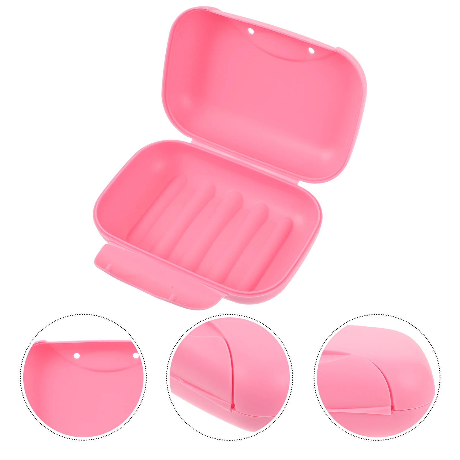 

Sealed Portable Soap Box Case Container Holder For Travel Camping Hiking Leakproof Lightweight Pp Plastic With Lock Compact Easy