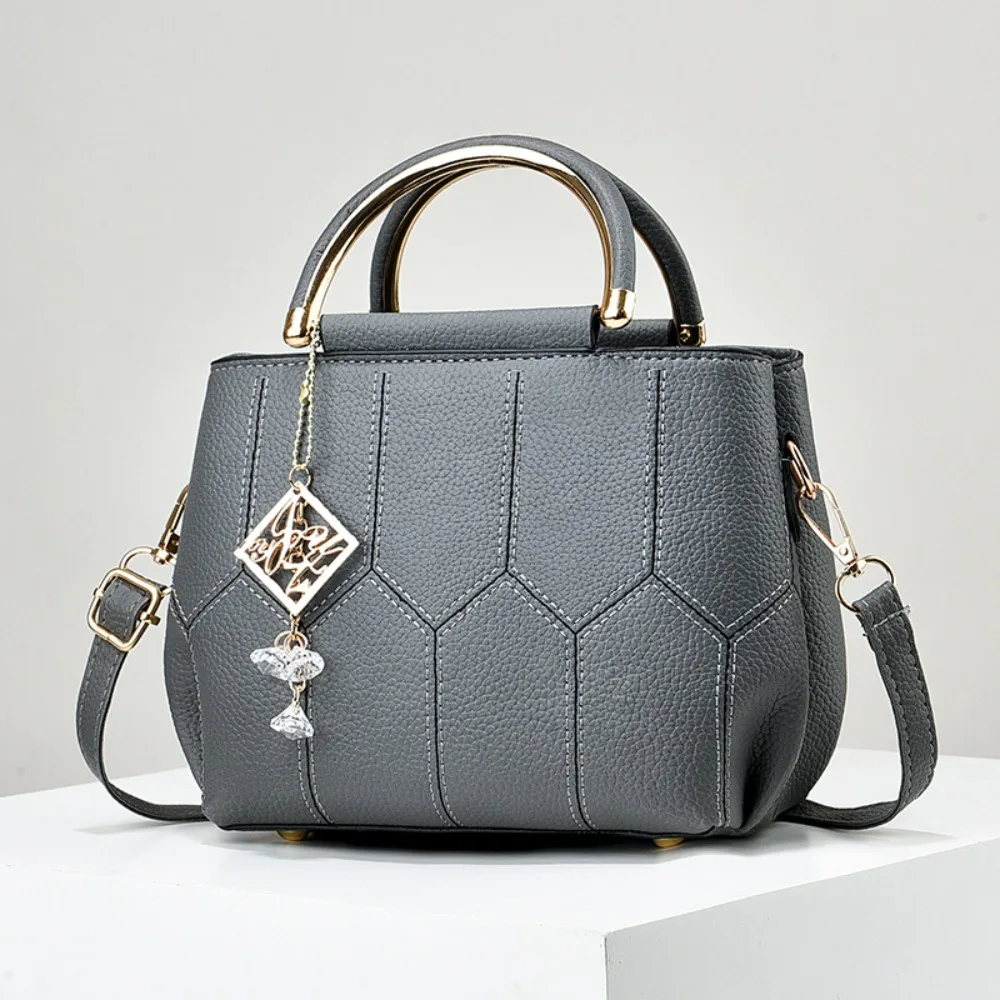 

Fashion PU Women's Bag Two-Way Carry Large Capacity Crossbody Bag High-end Vintage Single Shoulder Bag Gift