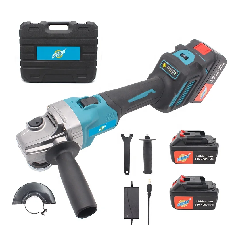 

202518V Cordless Angle Grinder Powerful DIY Straight Grinder Tools 20V Rated Voltage for Industrial Use