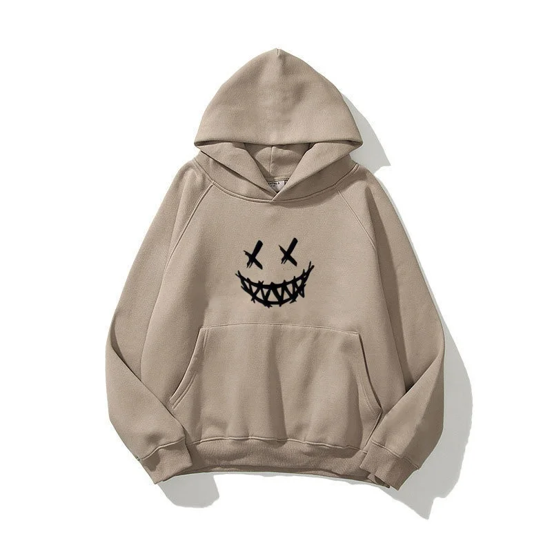 

2025 Men's printed long-sleeved hoodie, autumn and winter hoodie, men's high-quality clothing with casual pocket design top