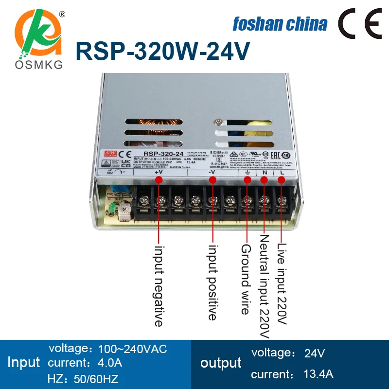 Imagem -03 - Series Switching Power Supply para Industry Control System 320w 24v ls