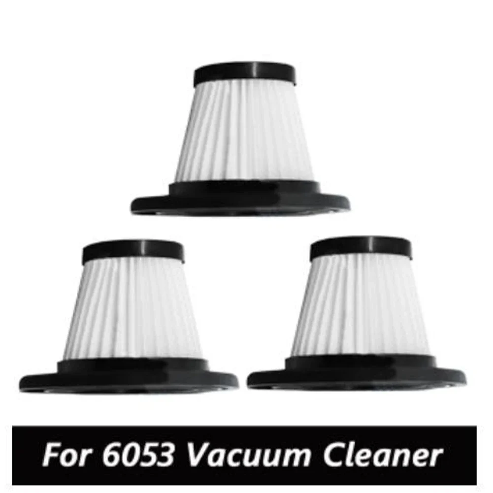 3pcs Filter Replacement For R-6053 Handheld Car Cordless Vacuum Cleaner Filter Element Household Cleaning Attachment