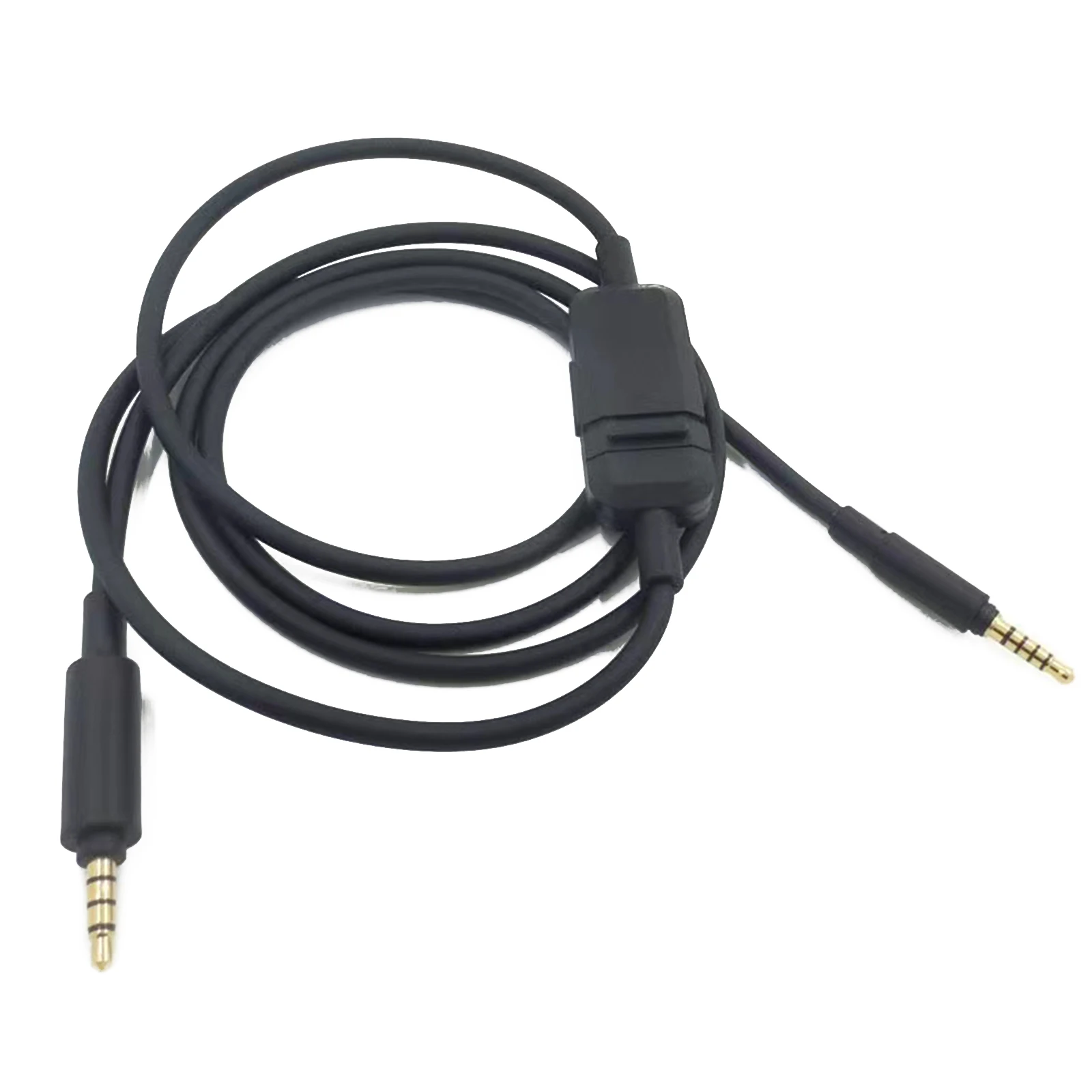 For Beyerdynamic MMX300 II Headphones Accessories Replacement 1.3m / 4.26ft Black Earphone Cable Gaming Audio Line Cable