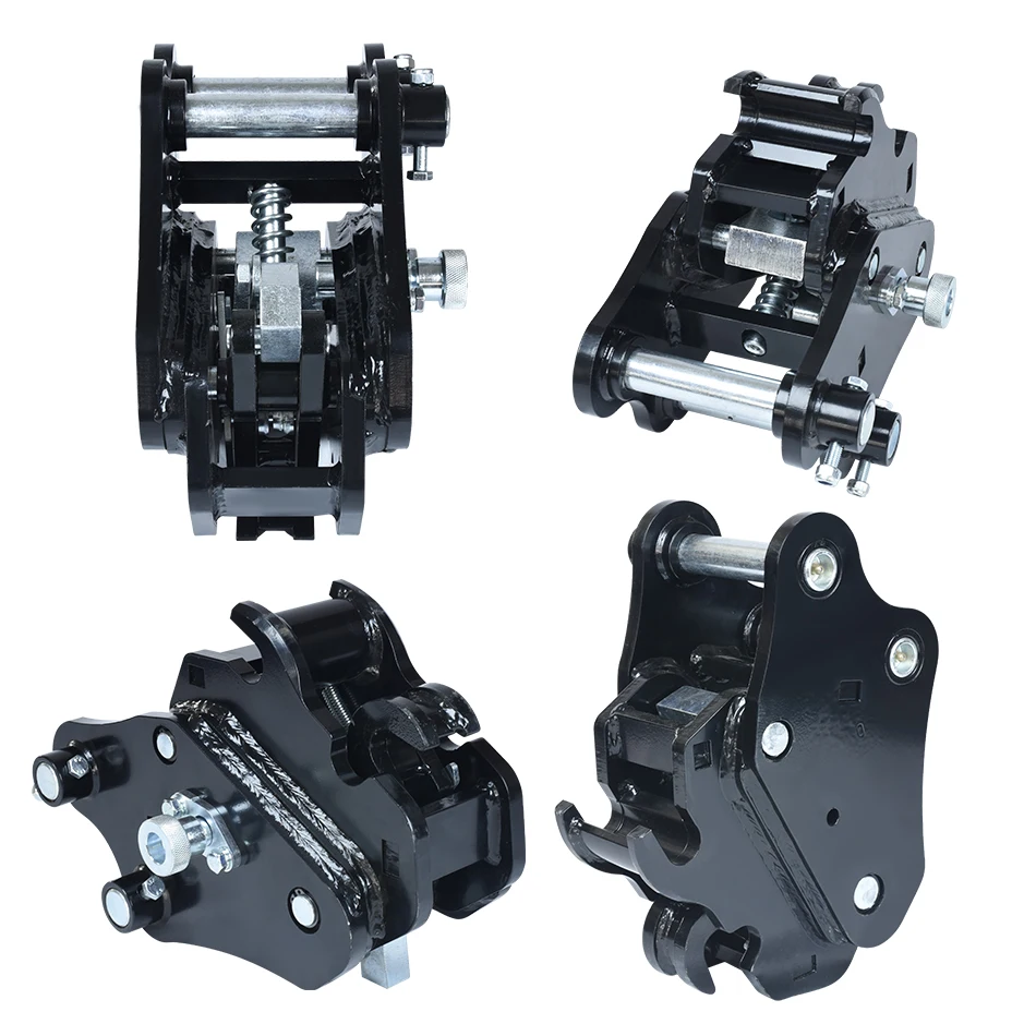 Semi-automatic Mini Excavator Quick Change Hitch Quick Connect Attachments Quick Coupler For 1-3Ton Excavators
