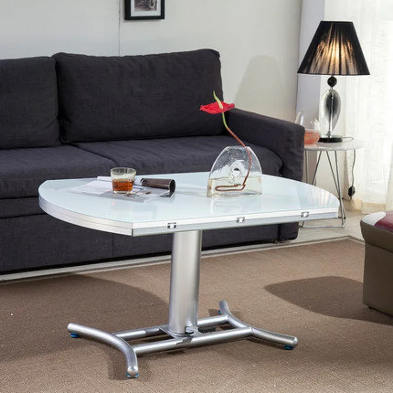 The lifting coffee table and dining table are dual-purpose integrated small apartment types, multi-functional, and can be switch