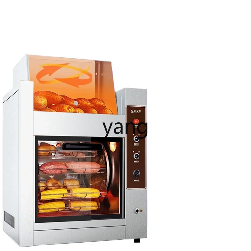 lCX commercial street stall gas stove vertical automatic electric sweet potato roasting machine