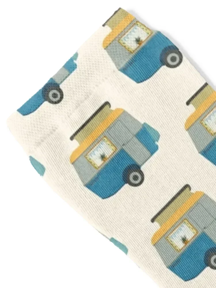 Vintage Touring Caravan Adventure Socks aesthetic colored kids tennis Boy Child Socks Women's