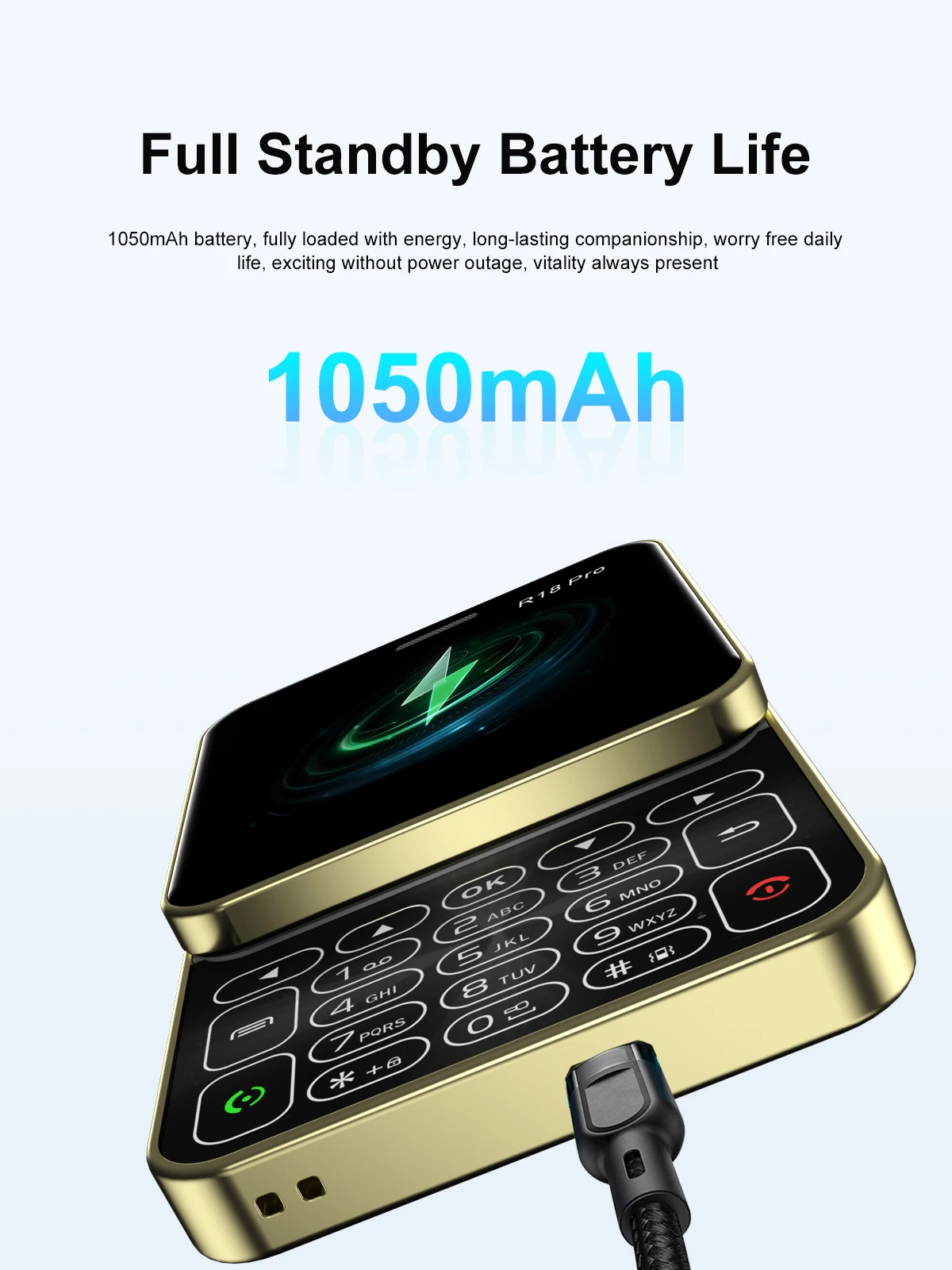 SERVO Mini Mobile Phones Rotating Screen 2G GSM Dual SIM Standby 2.4" Display Speed Dial Blacklist Magic Voice Small Phone
