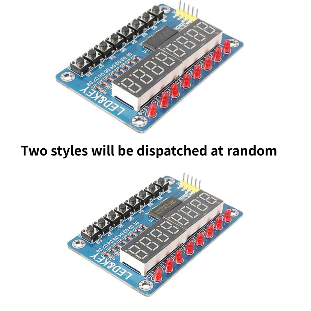 TM1637 4 Bits/TM1638 8 bit Digital LED Display Module 7 Segment Clock RED Anode Tube Four Serial Driver