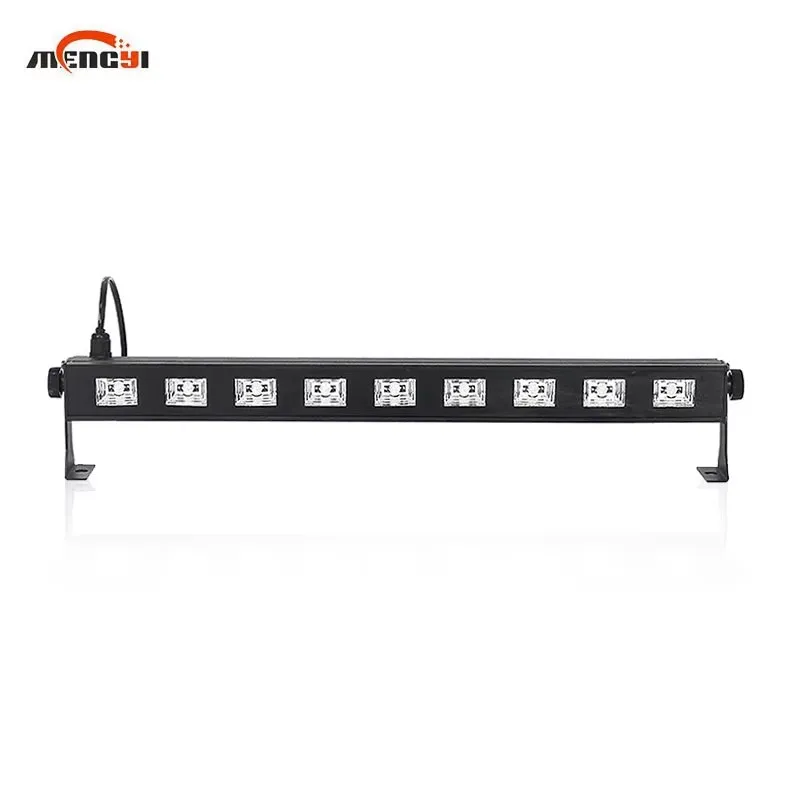 

Hot Selling 9pcs Uv Wall Wash Lights Indoor Ktv 9 Eyes Led Row Lights For Bars And Nightclubs