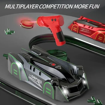 Air Race Wall Climbing RC Car Infrared Ray Tracking Laser Guided Christmas Toys 360 Rotating Stunt Racing Car Gifts for Kids