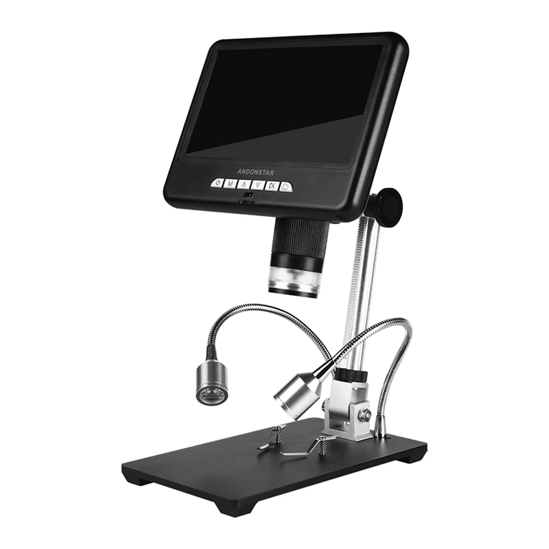 3D Video Digital Microscope quot; LCD 1080P USB Microscopes Phone Repair Soldering Tool Bga SMT Jewelry Image Rotate Magnifier