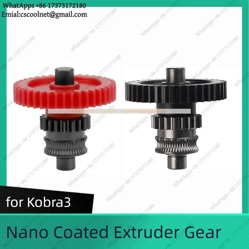 JS01 Nano Coated Hardened Steel Gear Kit for Anycubic Kobra 3 Combo Extruder High Precision 3D Printer Accessories