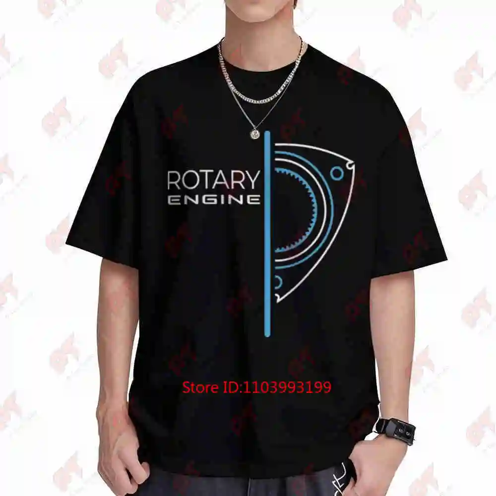 Rotary Engine Car Part Motor Vintage Automobile Short Sleeve Tee 100% Cotton T-Shirt