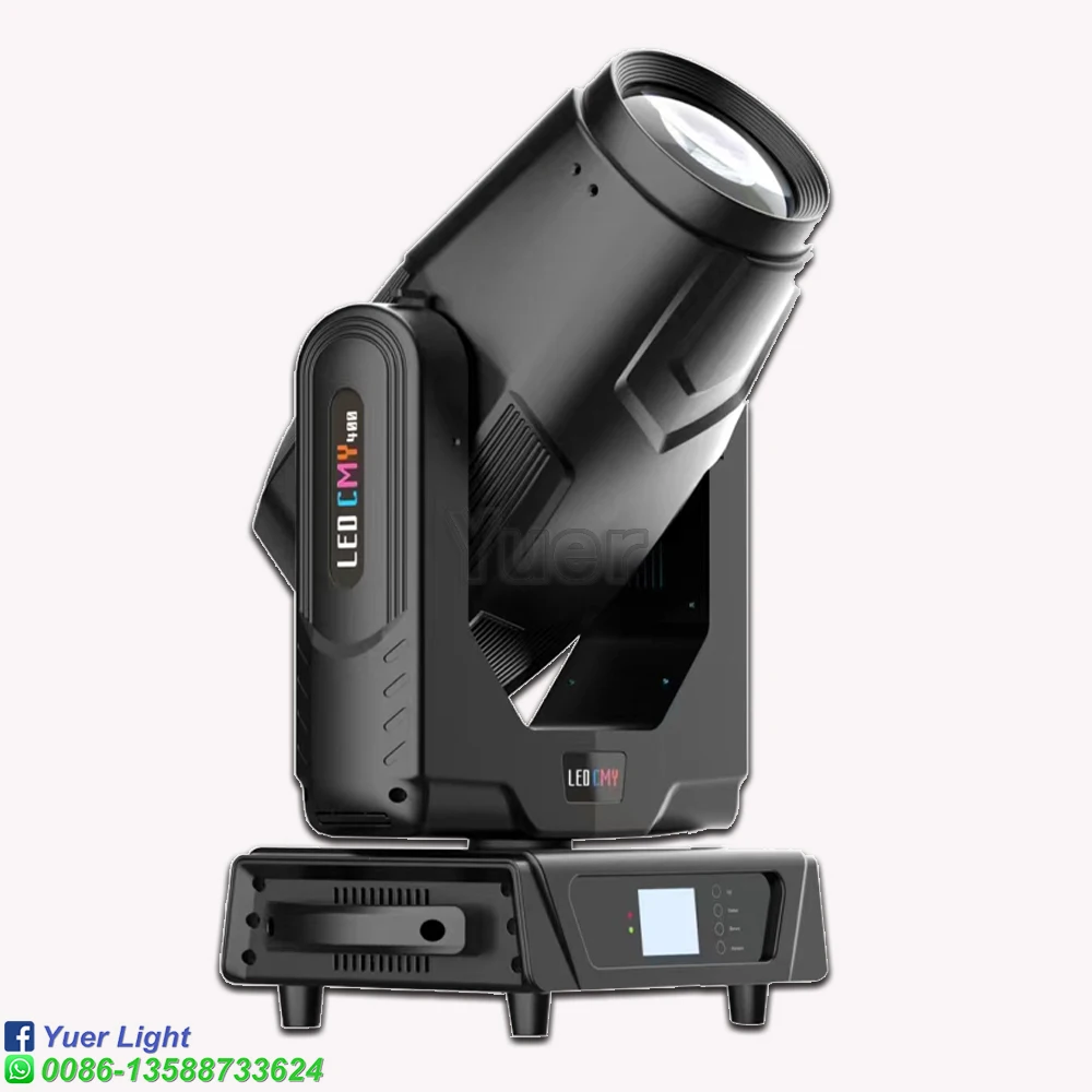 LED CMY+CTO 500W Beam Spot Zoom Moving Head Light With Prism Frost Effect DMX512 DJ Lighting Dicso Party Wedding Stage Effect