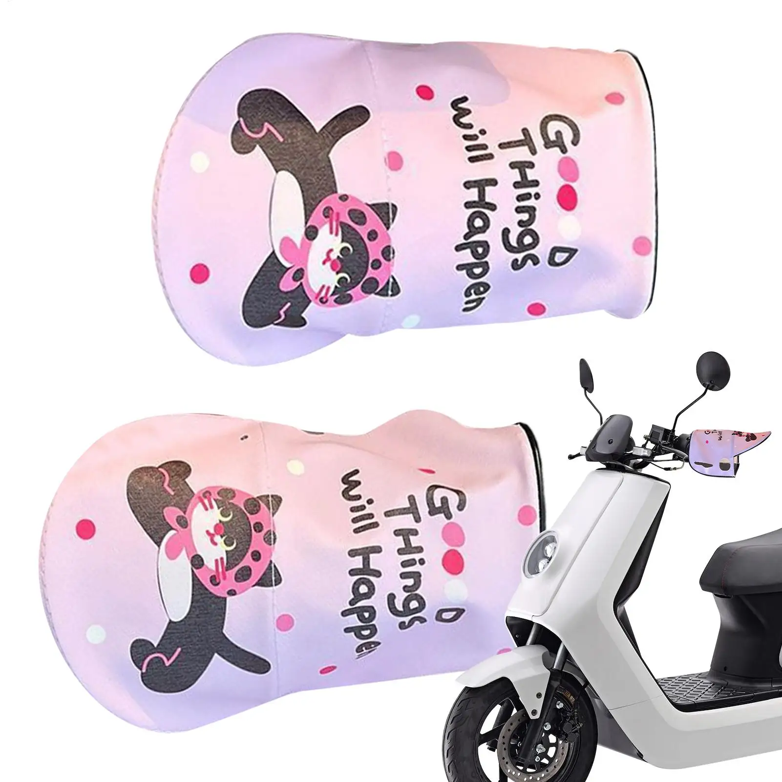 

Bike Handlebar Gloves Motorbike Outdoor Handlebar Gloves Outdoor Motorcycle Grip Mittens For Tricycles Motorbike Scooter Adults