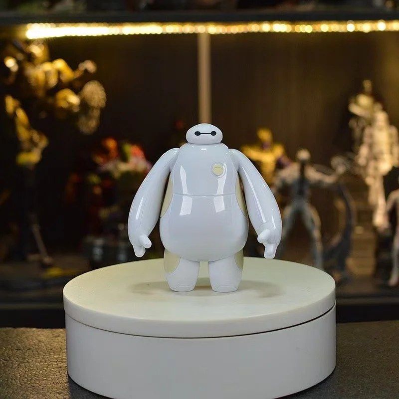 Figura de adorno Big Hero 6 Baymax, regalo de cumpleaños, decoración para hornear pasteles, estatua, muñeca, colección de adornos, modelo de juguete de PVC