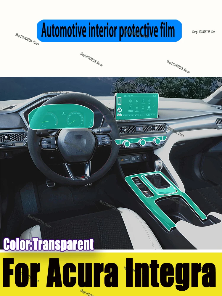 

For Acura Integra (2023-2026) Panel Navigation Automotive Interior Screen TPU Protective Film Cover Anti-Scratch Sticker