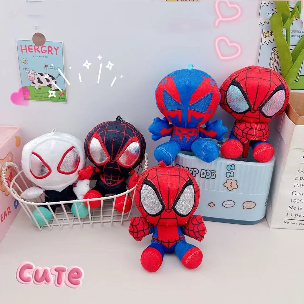 

Marvel Plush Toy Avengers SpiderMan Venom Cartoon Cute Plush Keychain Backpack Hanging Decor Children's Birthday Christmas Gifts