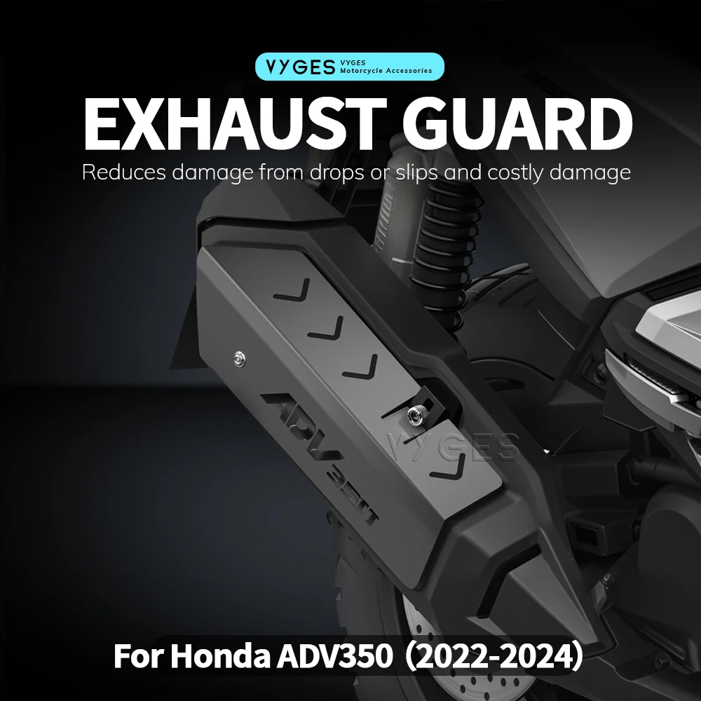 Motorcycle Accessories Exhaust Guard Exhaust Protector Scald Proof Lid Exhaust Cover For Honda ADV350 ADV 350 2022 2023 2024