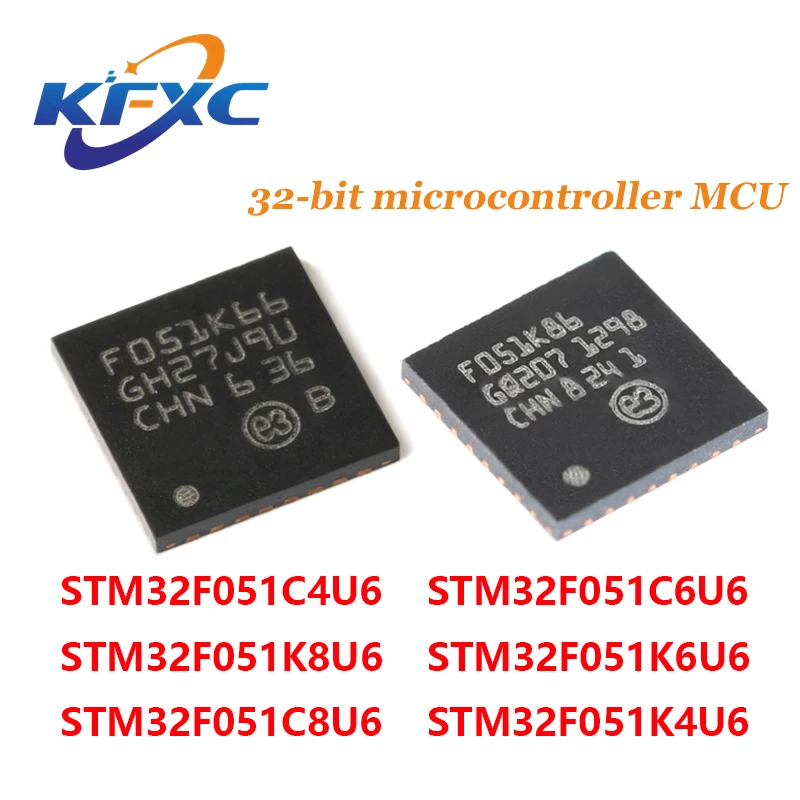 

STM32F051C4U6 STM32F051C6U6 STM32F051K8U6 STM32F051K6U6 STM32F051C8U6 STM32F051K4U6 STM32F051 STM32F STM32 STM IC MCU Chip QFN32