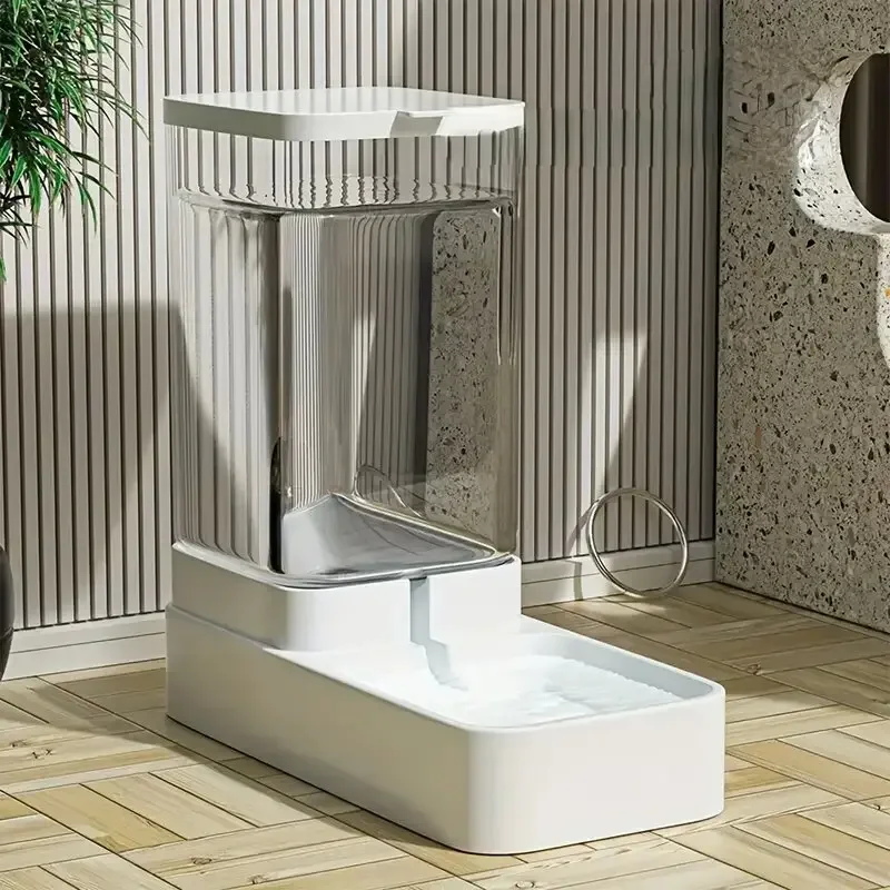 1-2 verpakte automatische voer- en drinkset voor katten en honden, universeel automatisch drink- en voerapparaat met dubbele functie