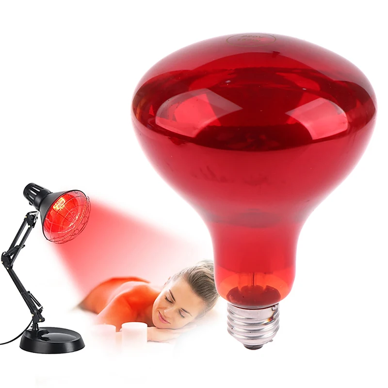 Ampoule de Physiothérapie à Infrarouge, Lampe Rouge de Thérapie Chauffante, Corps, Cou, Douleurs, Arthrite, Muscle, Articulation, Relaxation, Instituts Oto, 100W, 150W