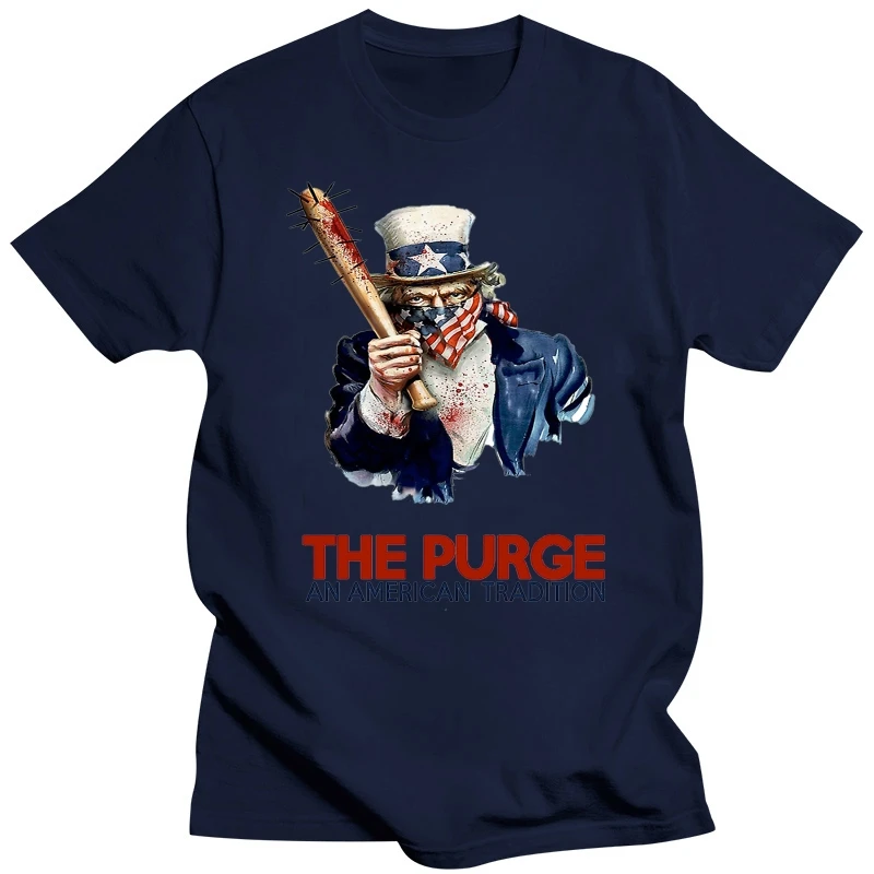 The Purge T Shirt The Purge Uncle Sam MenT Shirt Funny Inspired Movie Design Top Women T Shirt