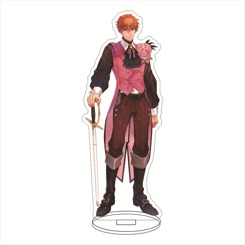 Anime Obey Me! Acrylic Stand Model Plate Lucifer Mammon-Leviathan Satan Asmodeus Beelzebub Belphegor Cosplay Toy key chain