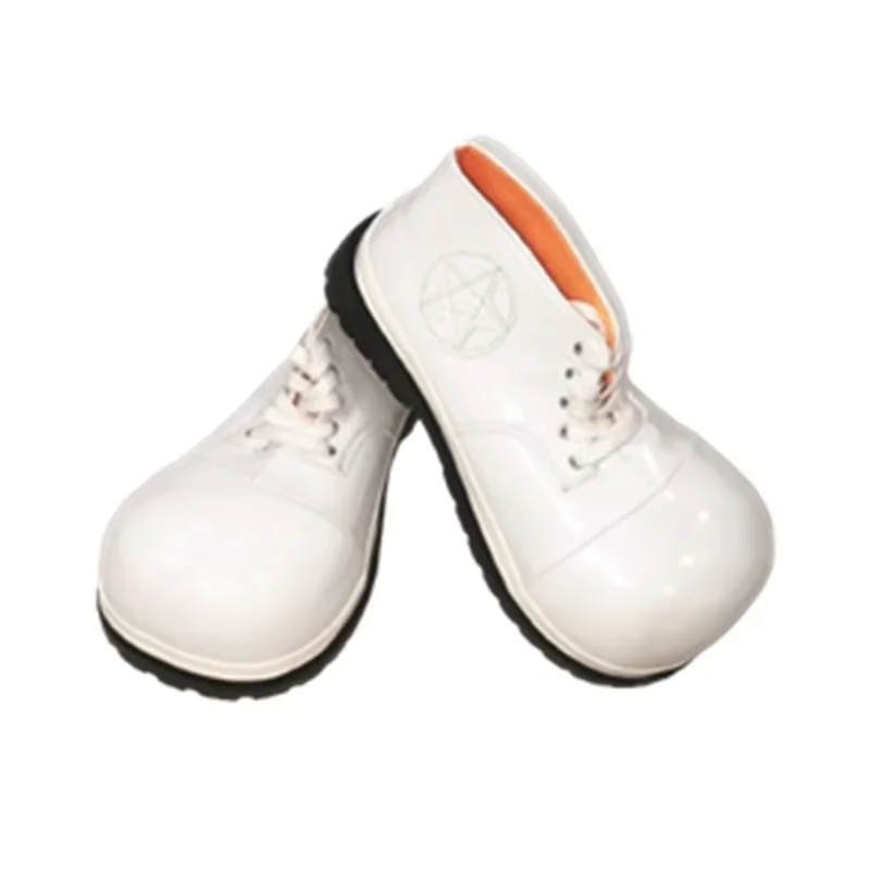 34 سنتيمتر حجم الحرة الأسود مهرج مهرج كبير تو الأحذية للبالغين نادي حفلة تأثيري اكسسوارات المطاط وحيد