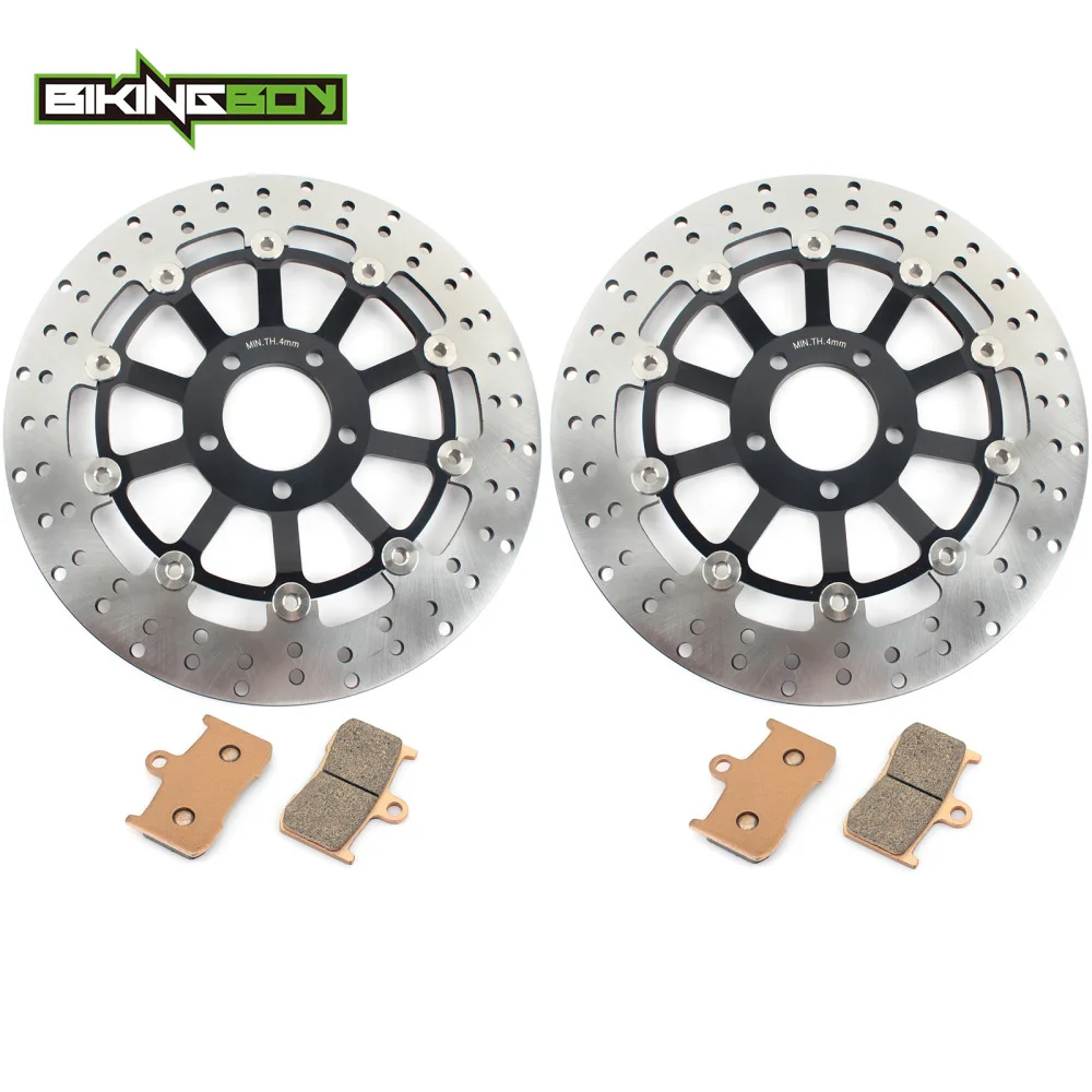 Front Brake Discs Rotors Pads Z 1000 03 04 05 06 07 08 09 10 11 12 13 Z1000 ABS 10-13 Z 1000 SX 11-22 Z1000 SX ABS 11-18 14 15