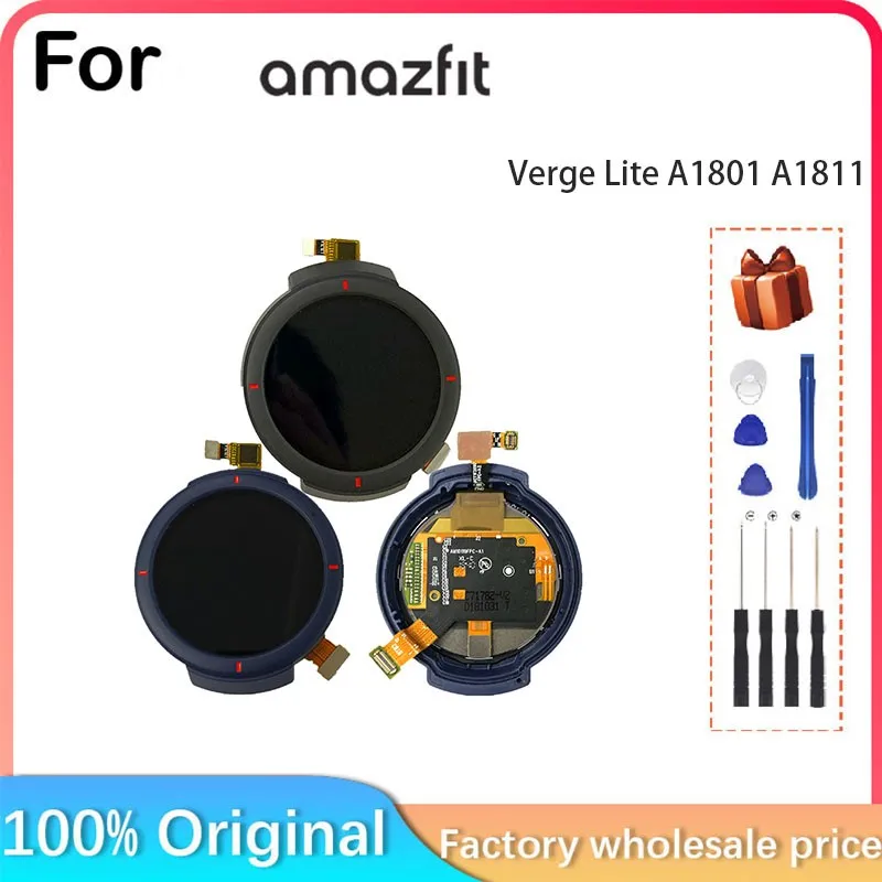 

For Amazfit Verge Lite A1801 A1811 A1808 A1818 Smart Watch LCD Display + Touch Amoled Display Assembly