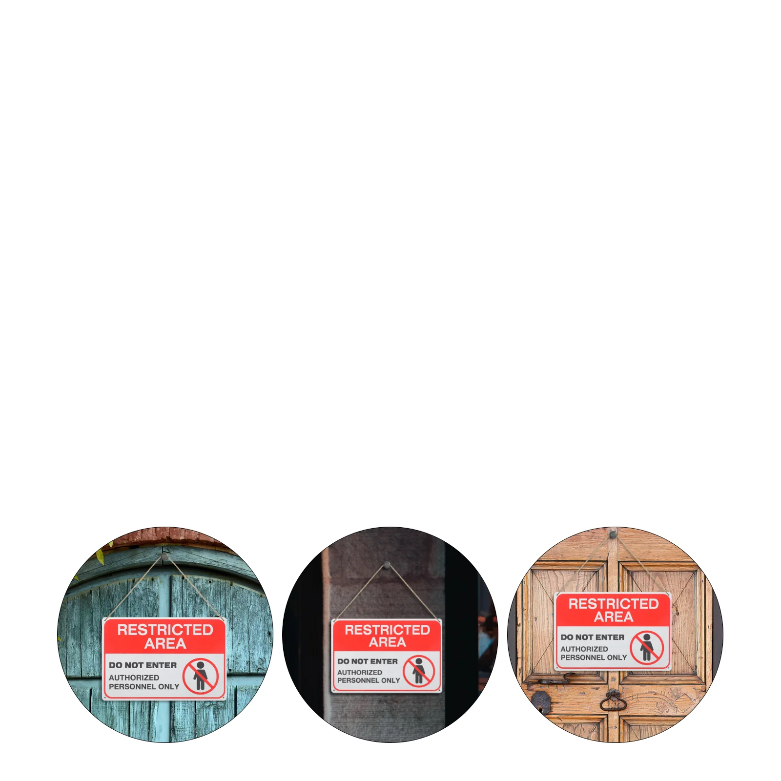 Sign Entry No Entrance Warning Caution Signs Wall Decoration Board Labels Do Not Block Gate Enter Office