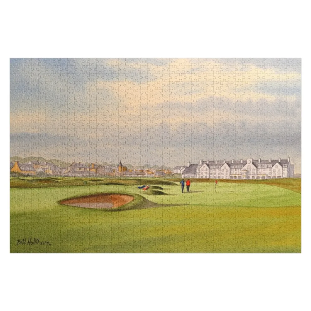 

Головоломка-пазл «Гольф-поле Карности, Шотландия» с клубным домом, деревянная, для детей и взрослых