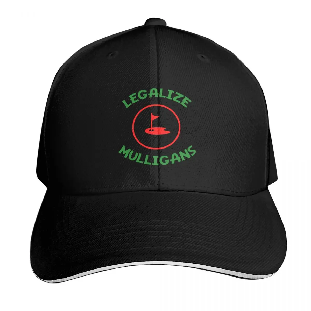 Legalize Mulligans funny golf Baseball Cap Hat Luxury Brand men's big size hat Golf Wear Golf Hat Woman Men's