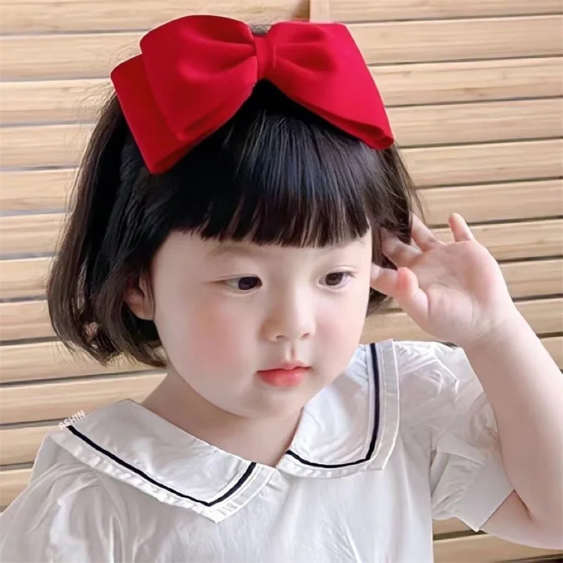 Hair Accessories Fashion Cute Cosplay Baby Kids Girl Short Hair Wig Hat Cap Bobo Hairpiece Children Headwear Photograph Props