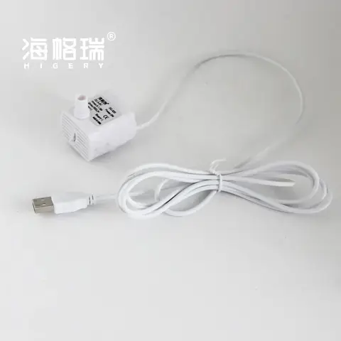 डीसी 5V यूएसबी वाटर पंप माइक्रो 3W 500L/H मिनी सबमर्सिबल पंप पालतू जानवरों के लिए वाटर डिस्पेंसर पूल फाउंटेन रॉकरी फ़िल्टर पंप 8 best sales यूएसबी पंप - №2