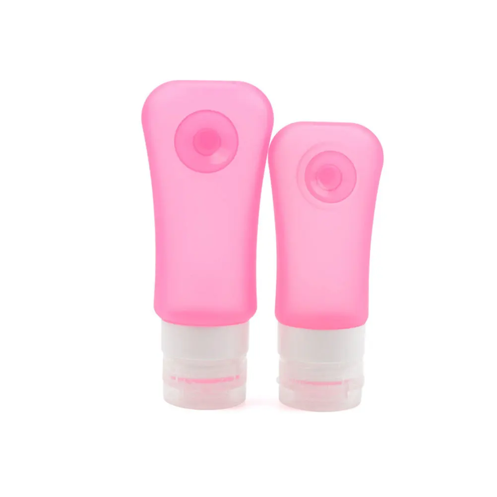 

5Pcs Makeup Bottle Silicone Subpackaging Leakproof Travel Bottles Refillable Liquid Storage Containers with Suction Cup
