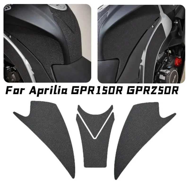 

Motorcycle Anti Slip Fuel Oil Tank Pad Protector Side Knee Grip Sticker Pads For Aprilia GPR150R GPR250R GPR 150R 250R 2021-2023