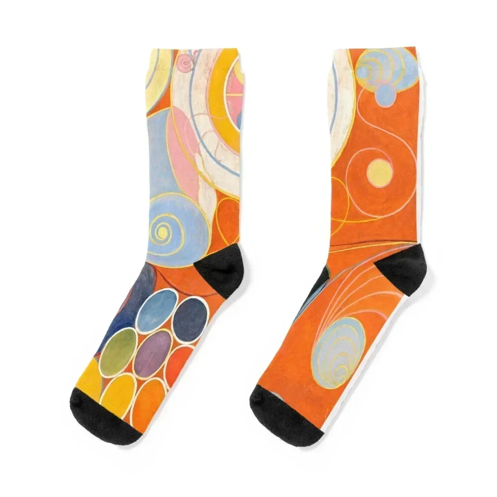 

They Tens Mainstay IV Hilma Af Klint Paintings Hilma Af Klint Vintage Prints Socks aesthetic Rugby Non-slip Socks Men's Women's