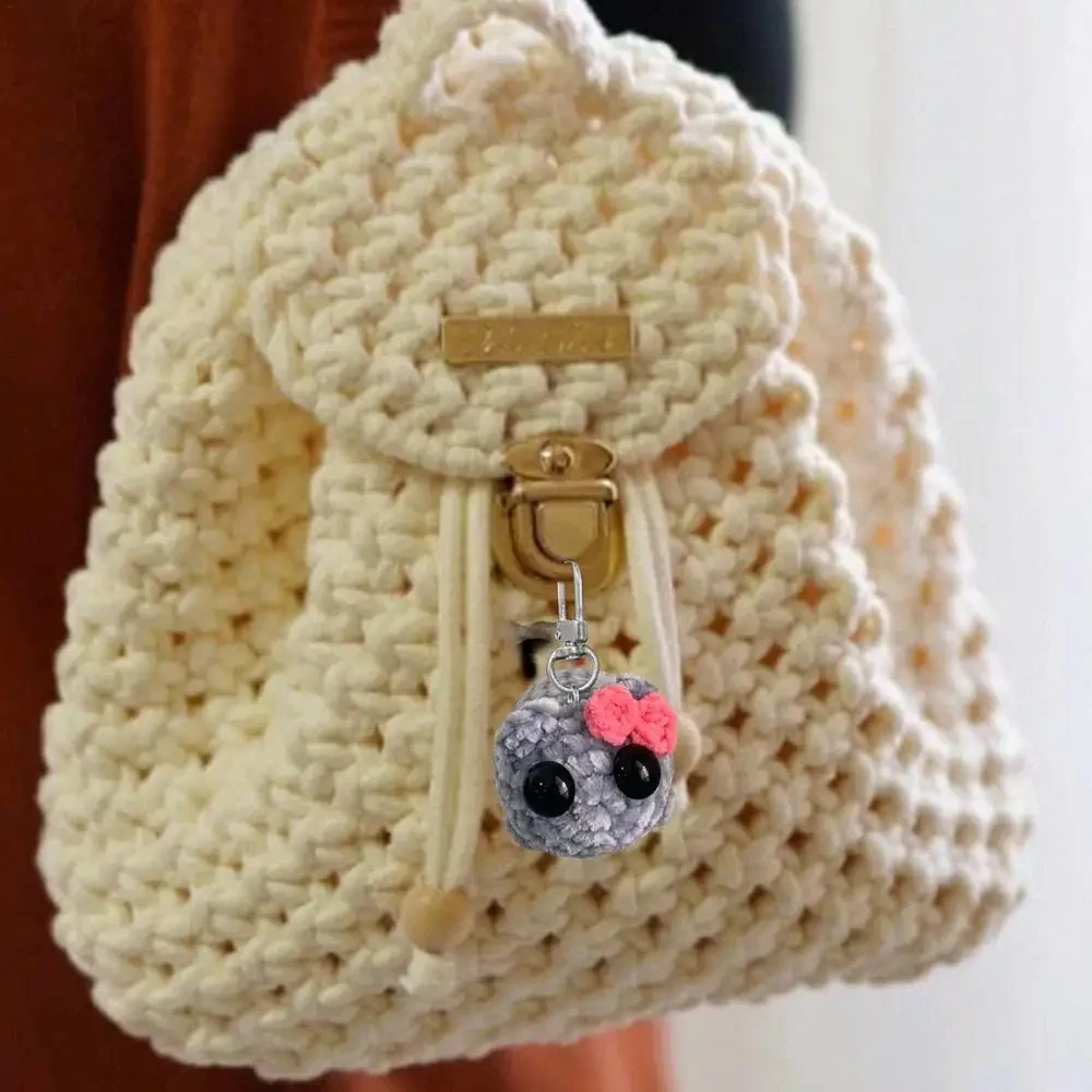 LLavero de juguete de peluche de hámster triste, Meme divertido, llaveros de ratón creativos para mujeres y niñas, regalos, accesorios colgantes para mochila, joyería