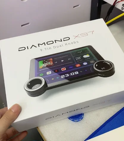 

Dual Button Android 9.7inch Diamond X97 CarPlay T100 2+32G Rom Touch Screen Multimedia System