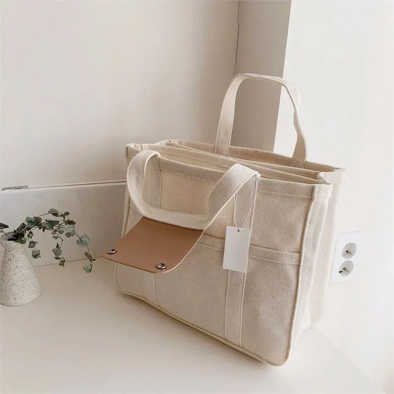 Fashion Multifunctional Mother And Baby Shoulder Crossbody Handbag Tote Canvas Stroller Mum Bag Canvas Bag