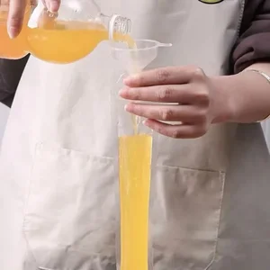 Túi băng Popsicle mùa hè dùng một lần, Kem DIY Pops, SMETERIES Nước ép trái cây Túi mốc sữa chua với khóa kéo, túi đóng gói đóng gói 7 Túi băng bán hàng chính - 3