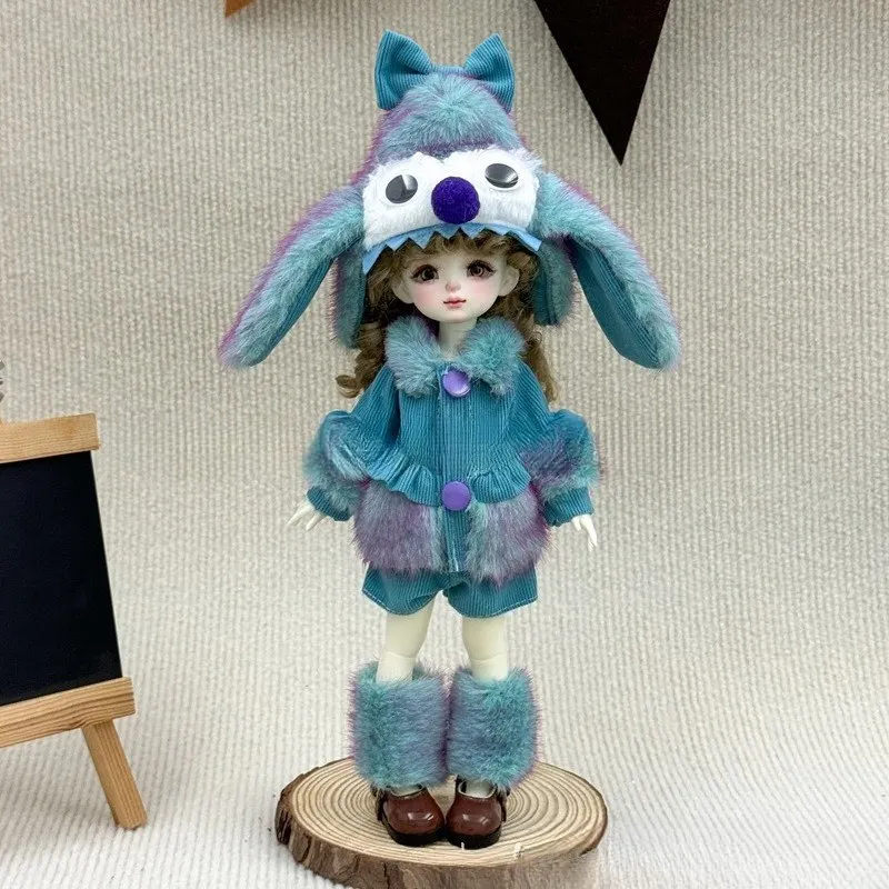 New 6-point BJD Doll Dress 30cm Fat Body Doll Dress Change Set Ghost Mom Doll Lolita Dress